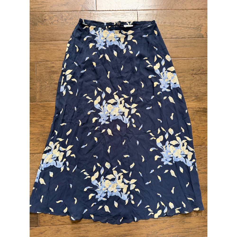 Oscar de la Renta Floral A-Line Skirt Size 14 Old Money
